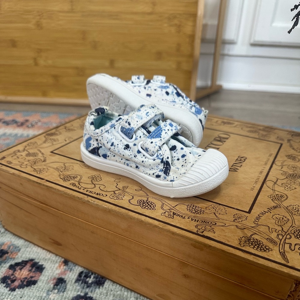 Cat & Jack Toddler Parker Sneaker Blue Size Stylish Kids Sneakers - Blue White - Picture 4 of 13